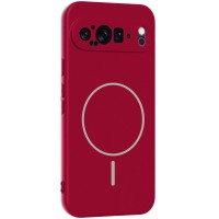 Чохол Silicone Cover Lakshmi Full Camera (AA) with MagFit для Google Pixel 10 / 10 Pro Червоний / Rose Red