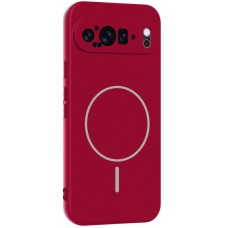 Чохол Silicone Cover Lakshmi Full Camera (AA) with MagFit для Google Pixel 10 / 10 Pro Червоний / Rose Red