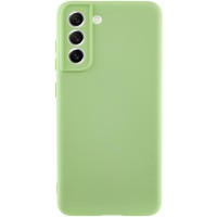 Чохол TPU GETMAN Liquid Silk Full Camera для Samsung Galaxy S21 Зелений / Pistachio