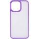 TPU+PC чохол Metal Buttons для Apple iPhone 15 Pro (6.1") Бузковий