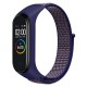 Ремінець Nylon New для Xiaomi Mi Band 3/4/5/6/7 Navy Blue