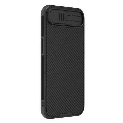 Карбонова накладка Nillkin CamShield Pro для Apple iPhone 16e (6.1") Black