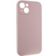 Чохол Silicone Case Full Camera Protective (AA) NO LOGO для Apple iPhone 14 (6.1") Рожевий / Chalk Pink