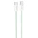 Дата кабель Hoco X104 Source 60W Type-C to Type-C (1m) Green