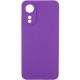 Чохол TPU GETMAN Liquid Silk Full Camera для Oppo A78 4G Фіолетовий / Purple