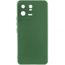 Чохол Silicone Cover Lakshmi Full Camera (A) для Xiaomi 13 Pro Зелений / Dark green