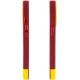 Чохол TPU+PC Bichromatic для Apple iPhone 13 Pro (6.1") Brown burgundy / Yellow