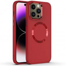 TPU чохол Bonbon Metal Style with MagSafe для Apple iPhone 14 Pro Max (6.7") Червоний / Red