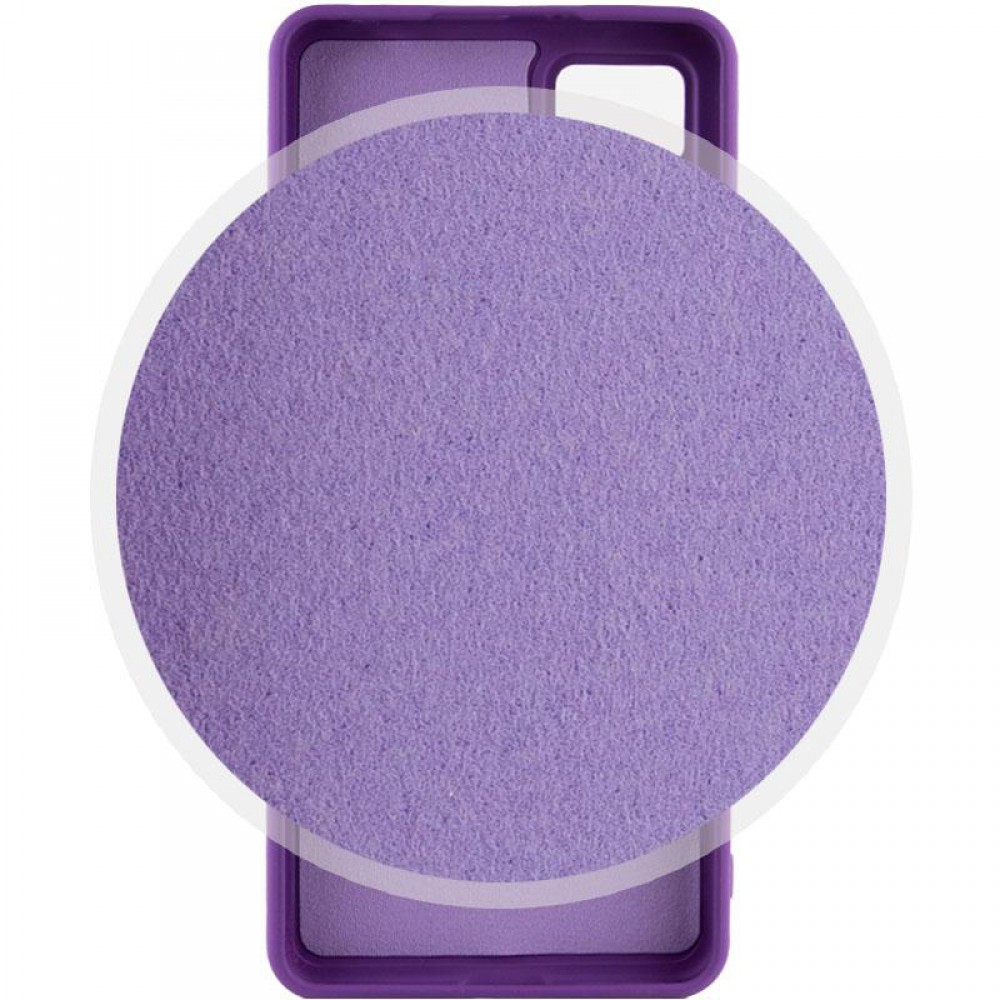 Чохол TPU GETMAN Liquid Silk Full Camera для Xiaomi Redmi Note 11 Pro 4G/5G / 12 Pro 4G Фіолетовий / Purple