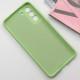 Чохол TPU GETMAN Liquid Silk Full Camera для Samsung Galaxy S21 Зелений / Pistachio