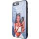 TPU+PC чохол Prisma Ladies для Apple iPhone 7 plus / 8 plus (5.5") Black in White