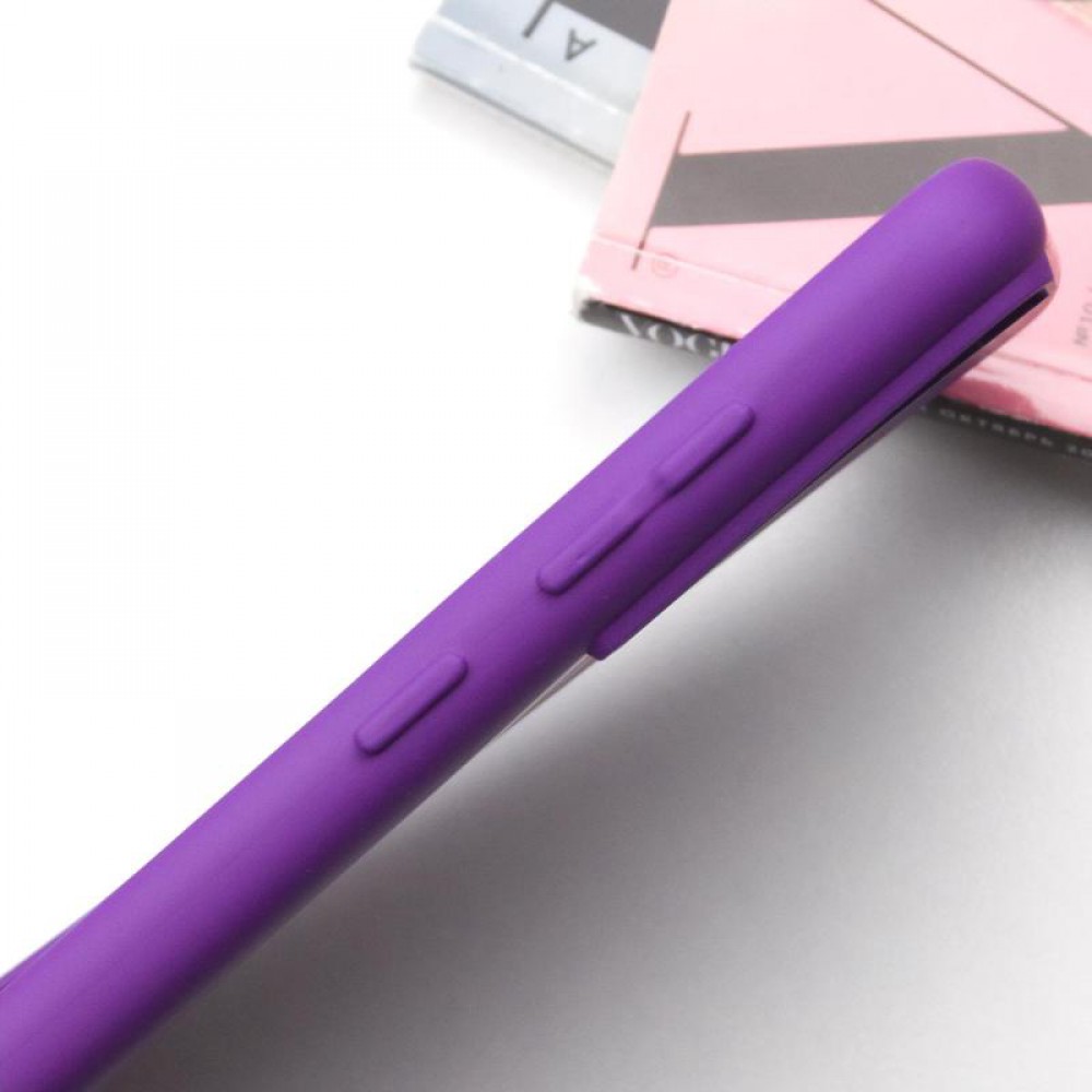 Чохол TPU GETMAN Liquid Silk Full Camera для Samsung Galaxy S22+ Фіолетовий / Purple