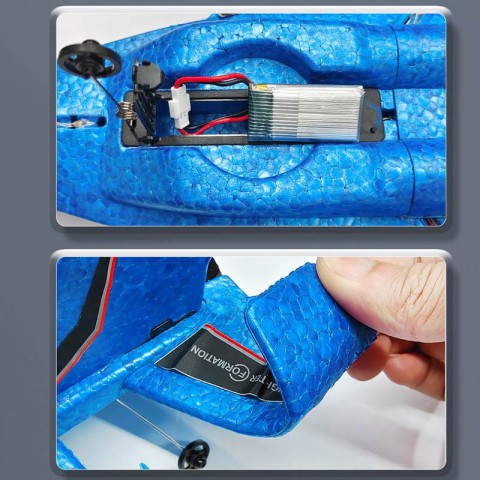 Літак на радіокеруванні SCHE HW37 New Foam Blue