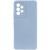 Чохол TPU GETMAN Liquid Silk Full Camera для Samsung Galaxy A32 4G Блакитний / Lilac Blue