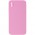 Silicone Case Square Full Camera Protective (AA) NOLOGO для Apple iPhone X / XS (5.8") Рожевий / Light pink