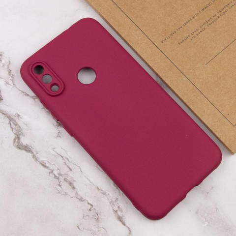 Чохол TPU GETMAN Liquid Silk Full Camera для Xiaomi Redmi Note 7 / Note 7 Pro / Note 7s Бордовий / Marsala