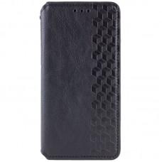Шкіряний чохол-книжка GETMAN Cubic (PU) для Motorola Moto G85 Чорний