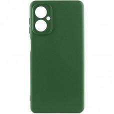 Чохол TPU GETMAN Liquid Silk Full Camera для Motorola Moto G14 Зелений / Dark green