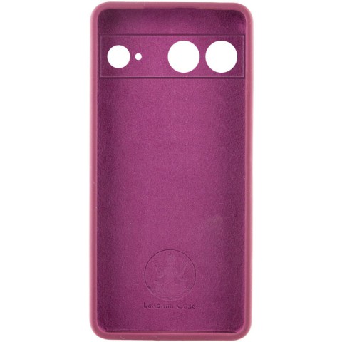 Чохол Silicone Cover Lakshmi Full Camera (AAA) для Google Pixel 8 Бордовий / Plum