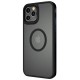 TPU+PC чохол Metal Buttons with MagSafe для Apple iPhone 13 Pro Max (6.7") Чорний