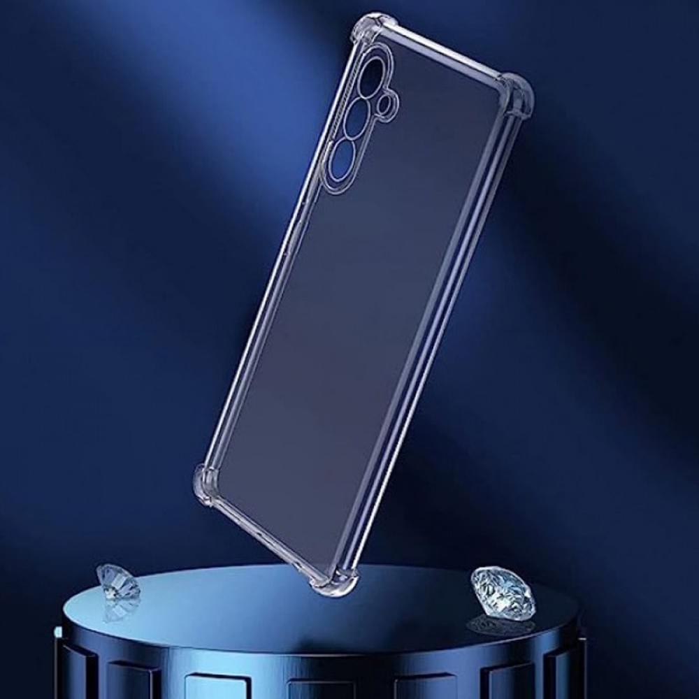 TPU чохол GETMAN Ease logo посилені кути Full Camera для Samsung Galaxy A34 5G Безбарвний (прозорий)