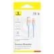 Дата кабель Baseus Discolor Series Fast Charging USB to Lightning 2.4A (1m) (P10374900) Galaxy Blue