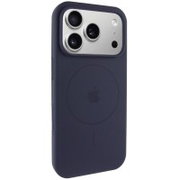 Чохол Silicone Case Full Protective (AA) V2 with MagSafe для Apple iPhone 17 Pro (6.3") Темно-синій / Midnight blue