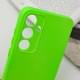 Чохол TPU GETMAN Liquid Silk Full Camera для Samsung Galaxy S24 Салатовий / Neon Green