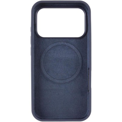 Чохол Silicone Case Full Protective (AA) V2 with MagSafe для Apple iPhone 17 Pro (6.3") Темно-синій / Midnight blue
