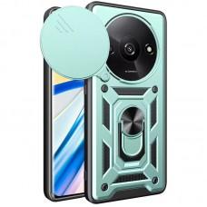 Ударостійкий чохол Camshield Serge Ring для Xiaomi Redmi A3 Зелений