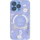 TPU+PC чохол Secret Garden with MagSafe для Apple iPhone 16 Pro Max (6.9") Lilac