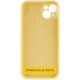 Чохол Silicone Case Full Protective (AA) NO LOGO для Apple iPhone 16 Plus (6.7") Жовтий / Mellow Yellow