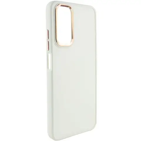 TPU чохол Bonbon Metal Style для Samsung Galaxy A14 4G/5G Білий / White