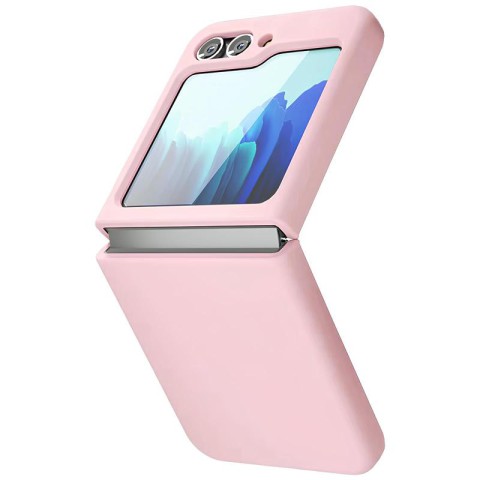 Чохол Foldables Silicone Cover Lakshmi (AAA) для Samsung Galaxy Z Flip5 Рожевий / Pink Sand
