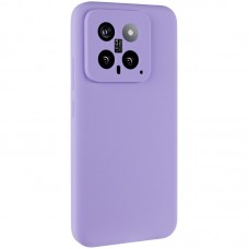 Чохол Silicone Cover Lakshmi Full Camera (AA) для Xiaomi 14 Бузковий / Dasheen