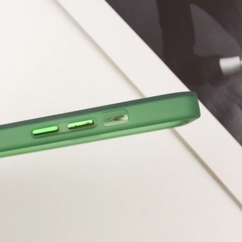 Чохол TPU+PC Lily with MagSafe для Apple iPhone 15 (6.1") Army Green