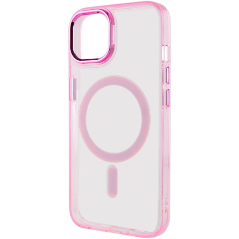 Чохол TPU Iris with MagSafe для Apple iPhone 12 Pro / 12 (6.1") Рожевий