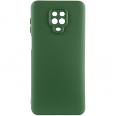 Чохол Silicone Cover Lakshmi Full Camera (AA) для Xiaomi Redmi Note 9s / Note 9 Pro / Note 9 Pro Max Зелений / Dark green