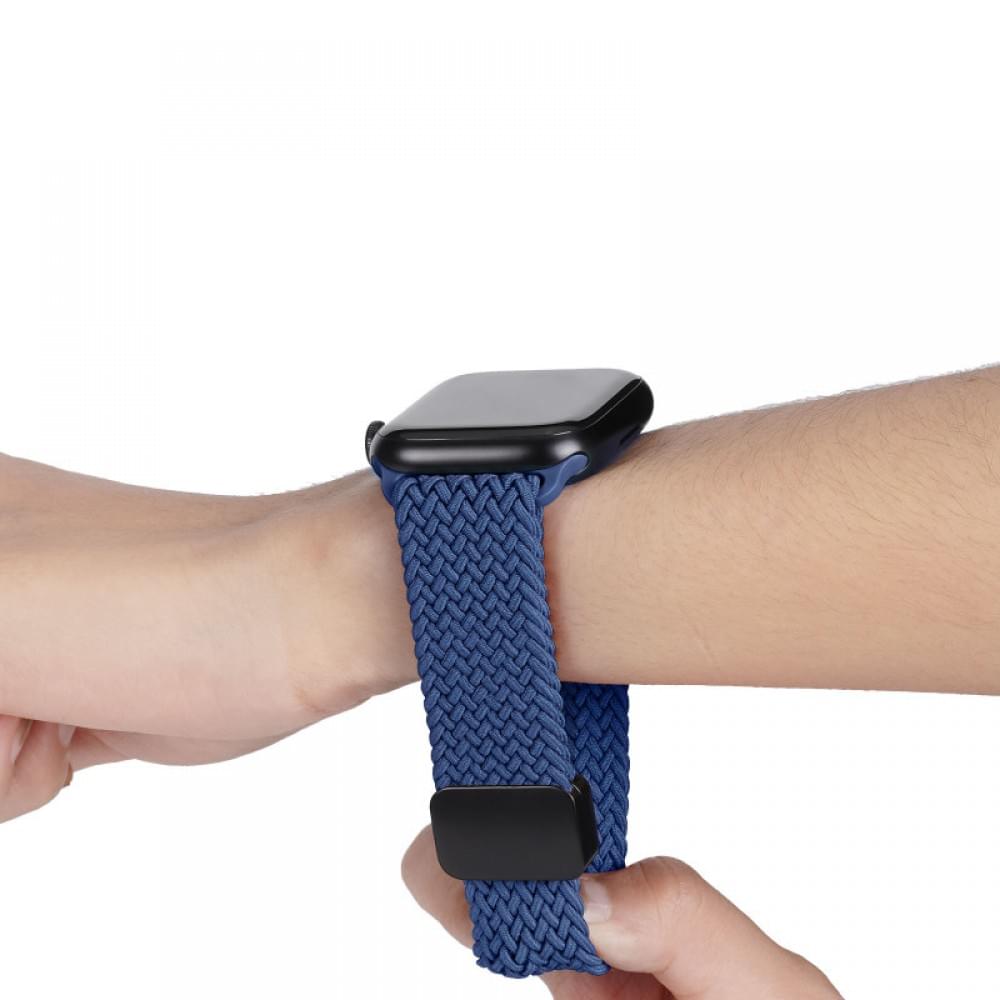 Ремінець Dux Ducis Nylon Woven для Apple Watch 38/40/41/42mm(ser.10) Storm Blue
