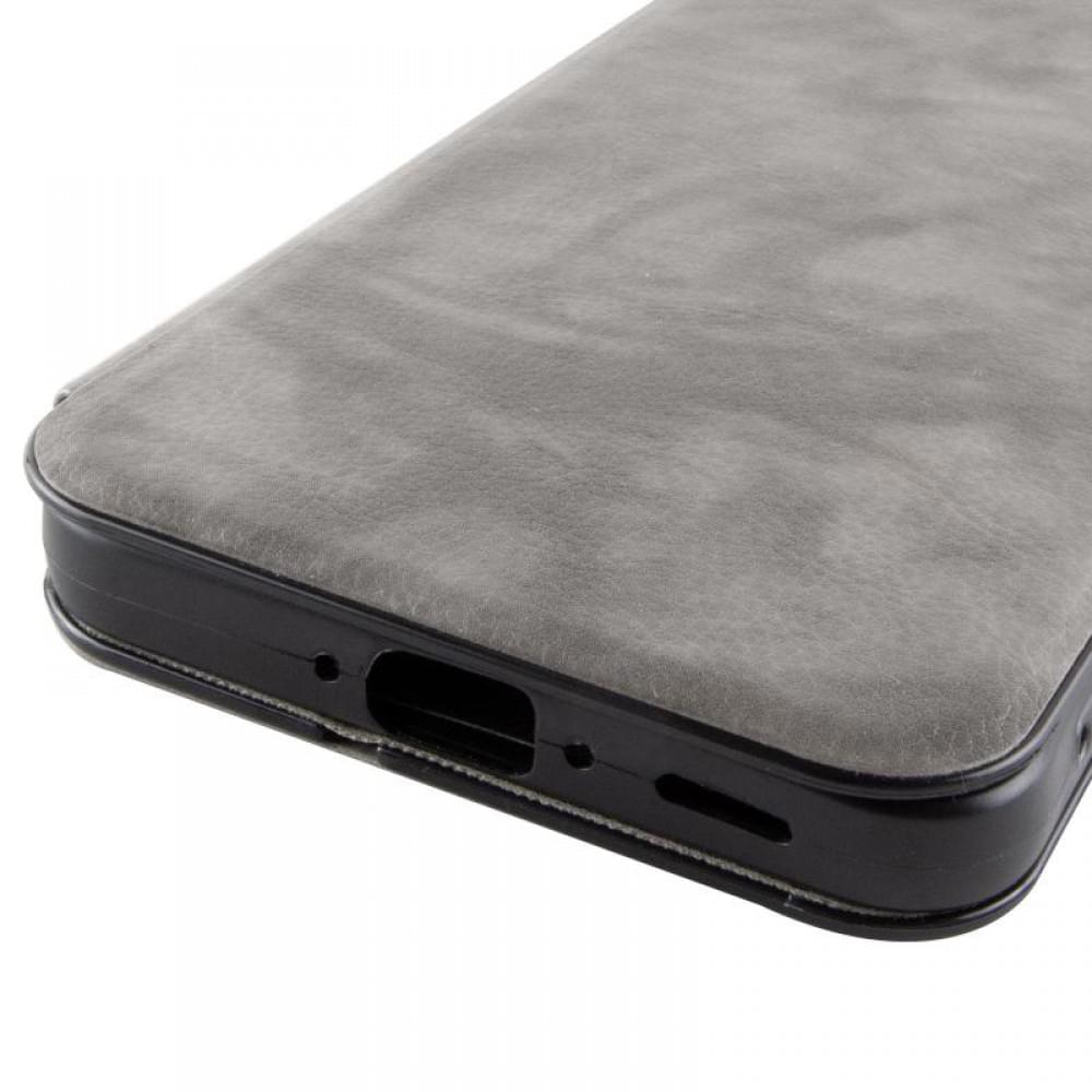 Шкіряний чохол-книжка Belora для Samsung Galaxy A36 5G / A56 5G Gray