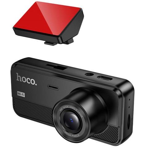 Відеореєстратор Hoco DV15 2-inch display with rear camera (720P+480P) Black