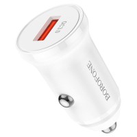 АЗП Borofone BZ18 QC3.0 (1USB-A) Білий
