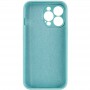 Чохол Silicone Case Full Camera Protective (AA) NO LOGO для Apple iPhone 15 Pro Max (6.7") Бірюзовий / Marine Green