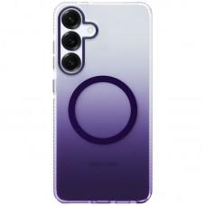 Чохол TPU+PC Phantom with MagSafe для Samsung Galaxy S25 Purple
