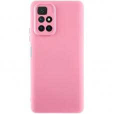 Чохол TPU GETMAN Liquid Silk Full Camera для Xiaomi Redmi 10 Рожевий / Pink
