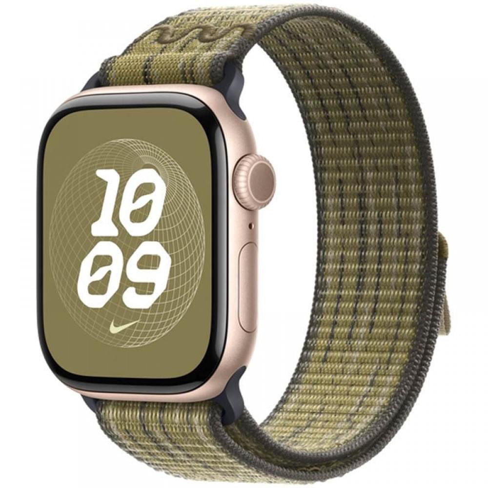 Ремінець Nike Sport Loop для Apple Watch 38/40/41/42mm(ser.10) Green / Grey