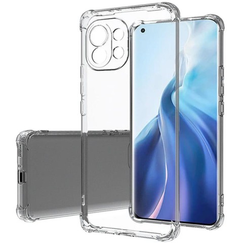 TPU чохол GETMAN Ease logo посилені кути Full Camera для Xiaomi 17 Безбарвний (прозорий)