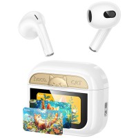 Бездротові TWS навушники Hoco EW87 Gata White