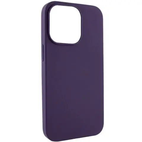 Чохол Silicone Case Full Protective (AA) NO LOGO для Apple iPhone 14 Pro (6.1") Фіолетовий / Elderberry
