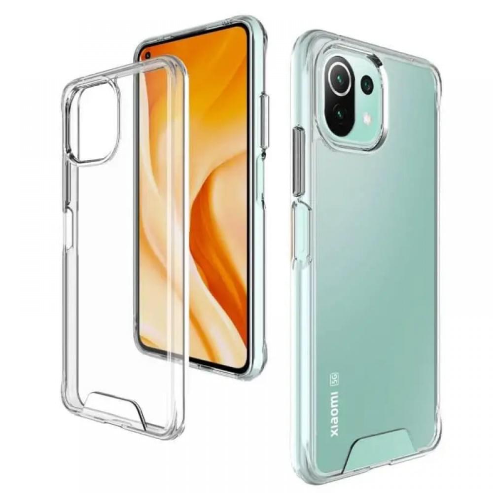 Чохол TPU Space Case transparent для Xiaomi Mi 11 Lite Прозорий Чохол TPU Space Case transparent для Xiaomi Mi 11 Lite Прозорий